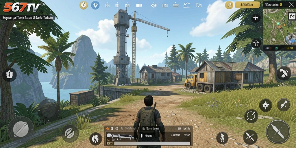 Gameplay 567TV yang menarik dalam dunia terbuka.
