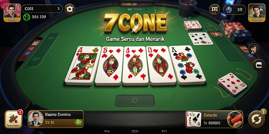 Tampilan gameplay seru dan interaktif dalam 7CONE.