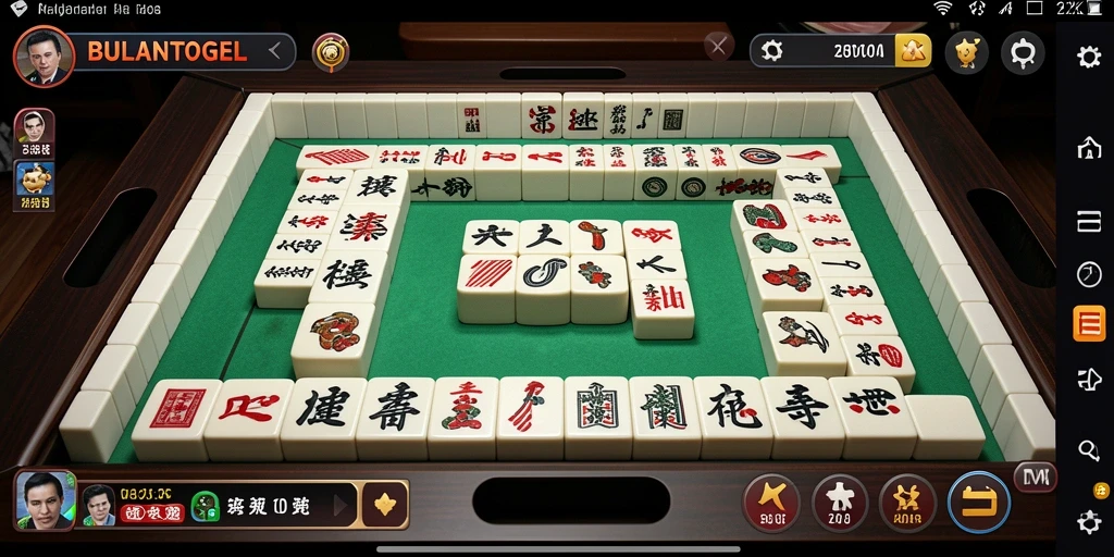 Screenshot utama BULANTOGEL menampilkan gameplay Mahjong yang seru.