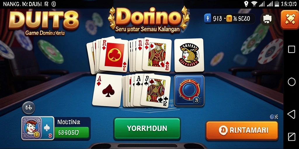Tampilan gameplay seru dari DUIT8 dengan grafis menarik.
