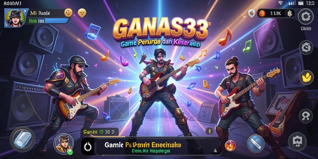 Tampilan menarik dari gameplay <strong>GANAS33</strong> dengan berbagai fitur musik.