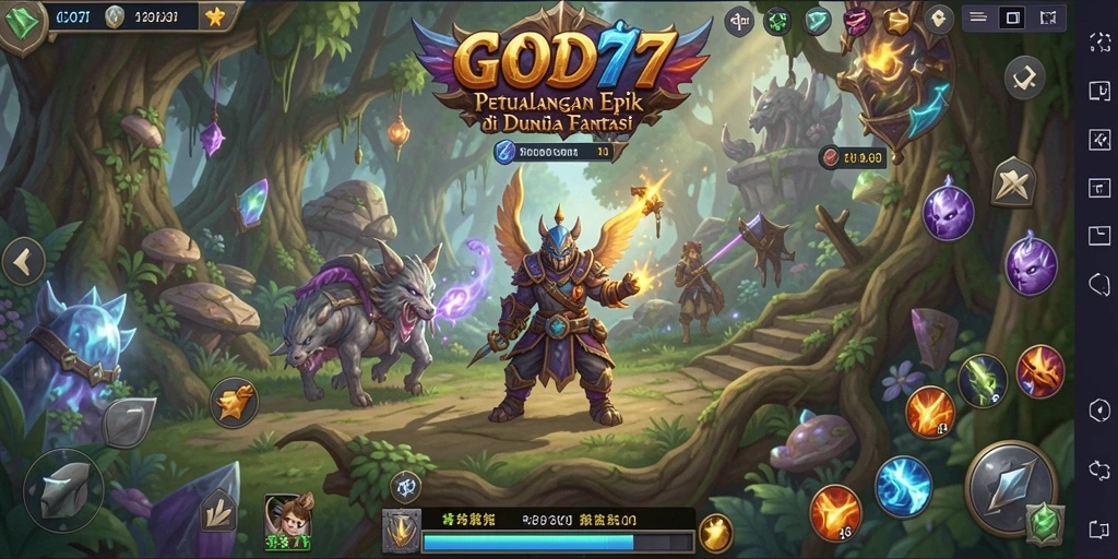 Tampilan gameplay <strong>GOD77</strong> yang mendebarkan dan menakjubkan.