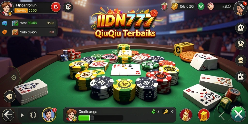 Screenshot gameplay QiuQiu di IDN777 yang mengesankan.