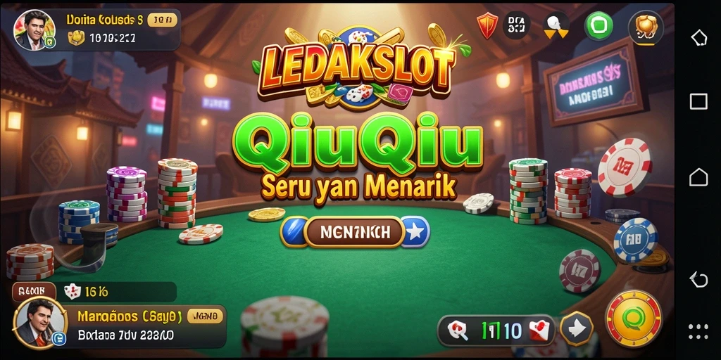 Screenshot dari gameplay QiuQiu yang seru di LEDAKSLOT.