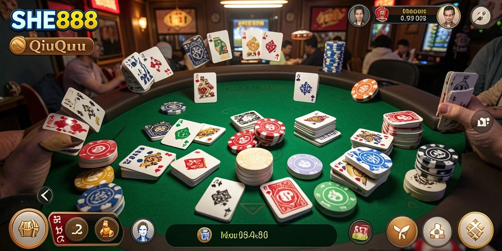 Gameplay QiuQiu yang mendebarkan di SHE888.