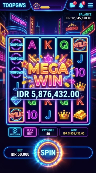 Aplikasi toopgws menampilkan berbagai kategori untuk kemudahan pencarian.